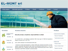 Tablet Screenshot of el-mont.ro